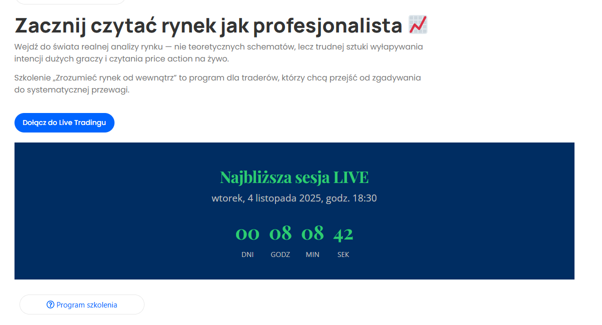 Dystrybucja na kontraktach SP 500 ESZ2025 – Sygnały, których nie pokaże Ci zwykły wykres!